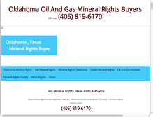 Tablet Screenshot of oilandgasleasesoklahoma.com